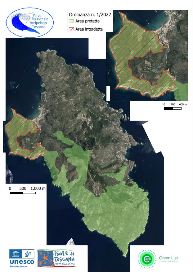 mappa ordinanza Giglio